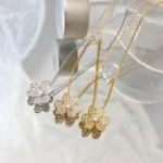 [VCA]FLOWER DIAMOND NECKLACE - Image 8