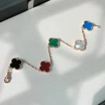 [VCA]CLOVER 5 MOTIFS MULTICOLOR  BRACELET - Image 4