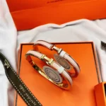 [HM]CLASSIC HM CLIC  PINK 8MM ENAMEL BRACELET - Image 9