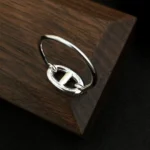 [HM]RONDE SMALL SILVER DIAMOND RING - Image 7