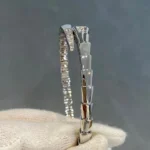 [BV]SERPENTI BRACELET DIAMONDS SILVER - Image 4