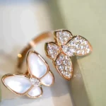 [VCA]TWIN BUTTERFLY DIAMOND MOP RING - Image 6