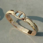 [HM]CLIC CHAINE PINK GOLD BRACELET - Image 4