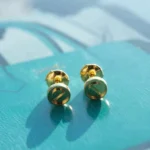 [CA]LOVE EARRINGS GOLD 10MM - Image 8