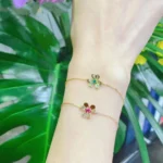 [VCA]FRIVOLE GOLD FLOWER BRACELET - Image 4