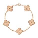 [VCA]CLOVER 5 MOTIFS BRONZING BRACELET - Image 2