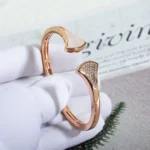 [BV]DREAM BRACELET OPEN PINK GOLD MOP DIAMOND - Image 4