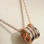 [BV]ZERO 1 PINK GOLD DIAMOND NECKLACE - Image 2