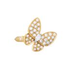 [VCA]BUTTERFLY GOLD DIAMOND RING - Image 2