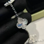 [VCA]CLOVER SILVER 5 MOTIFS BRACELET - Image 4