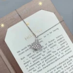[BV]DREAM NECKLACE SILVER DIAMOND - Image 5
