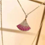 [BV]DREAM NECKLACE PINK GOLD PINK DIAMOND - Image 5