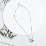 [BV]SERPENTI SILVER NECKLACE DIAMOND - Image 4