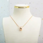 [BV]PARENTESI NECKLACE PINK GOLD - Image 3