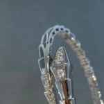 [BV]SERPENTI BRACELET DIAMONDS SILVER - Image 3
