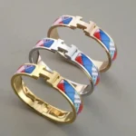 [HM]H BRACELET DOTTED BORDER 12MM