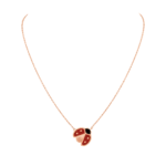[VCA]LUCKY  CARNELIANS LADYBUG NECKLACE - Image 3
