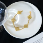 [VCA]CLOVER 5 MOTIFS BRONZING BRACELET - Image 3