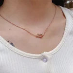 [FR]FORCE 10 PINK GOLD DIAMOND NECKLACE - Image 3