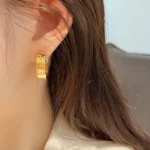 [CA]LOVE 5.5MM 1 DIAMOND EARRINGS