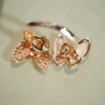 [VCA]TWIN BUTTERFLY DIAMOND MOP RING - Image 4
