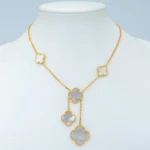 [VCA]CLOVER MOTHER OF PEARL NECKLACE 6 MOTIF - Image 3