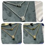 [CMT]BEE LOVE DIAMOND PAVED 3 ROW NECKLACE - Image 8