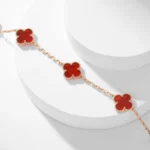 [VCA]CLOVER 10 MOTIFS CARNELIAN NECKLACE - Image 18