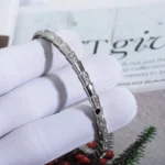 [BV]SERPENTI BRACELET SILVER DIAMOND - Image 6