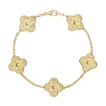 [VCA]CLOVER 5 MOTIFS BRONZING BRACELET