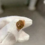 [VCA]HEART CARNELIAN STUD EARRINGS - Image 6