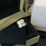 [VCA]CLOVER SILVER RING - Image 3