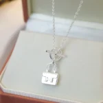[HM]POP H PEDANT SILVER NECKLACE - Image 5