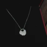 [CA]AMULETTE SILVER FULL DIAMOND NECKLACE - Image 7