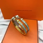 [HM]CLASSIC HM CLIC GREEN 8MM ENAMEL BRACELET - Image 6