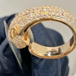 [CA]PANTHERE PINK GOLD DIAMOND RING - Image 3