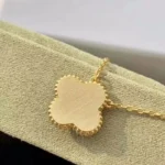 [VCA]CLOVER 15MM DIAMOND TURQUOISE NECKLACE - Image 2