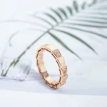[BV]SERPENTI RING PINK GOLD  3MM - Image 5