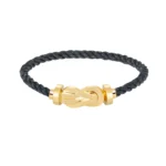 [FR]CHANCE LARGE 8 FIGURE BUCKLE NO DIAMOND BRACELET GOLD - Image 11