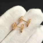 [HM]CHAINE SMALL EARRINGS GOLD AND SILVER - Image 2