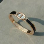 [HM]CLIC CHAINE PINK GOLD BRACELET - Image 8