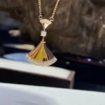 [BV]DREAM NECKLACE PINK GOLD DIAMOND - Image 2
