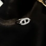 [HM]RONDE SMALL SILVER DIAMOND RING - Image 3