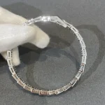 [BV]SERPENTI BRACELET DIAMONDS SILVER - Image 8