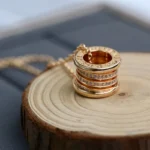 [BV]ZERO 1 PINK GOLD DIAMOND NECKLACE - Image 5