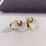 [CA]LOVE EARRINGS 2.65MM GOLD - Image 2