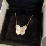 [VCA]BUTTERFLY GOLD MOP DIAMOND NECKLACE - Image 7