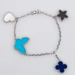 [VCA]LUCKY SPRING SILVER BRACELET 4 MOTIF - Image 9