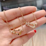 [FR]FORCE 10 PINK GOLD DIAMOND NECKLACE - Image 7