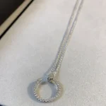 [CA]JUSTE NECKLACE SILVER DIAMONDS - Image 9